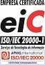 Selo de certificao de qualidade Norma ISO/IEC 20000