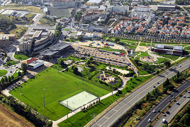 Vista aérea do Parque da Cidade