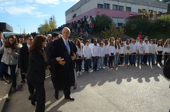 Escola Maria Veleda recebe visita do Presidente da República