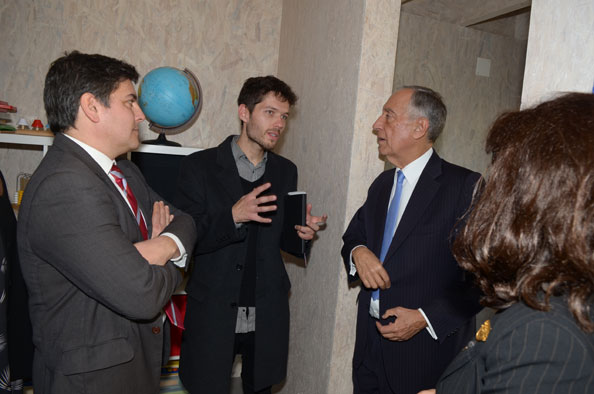 Escola Maria Veleda recebe visita do Presidente da República