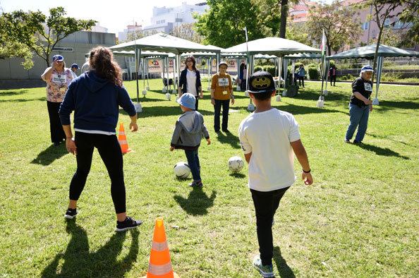 Diferentes gerações em atividades conjuntas