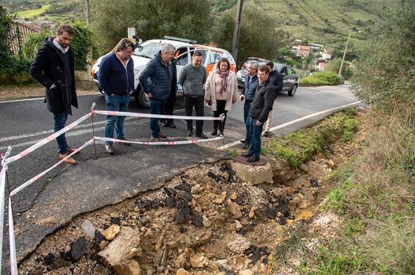 Visita às freguesias afetadas pelo mau tempo 1